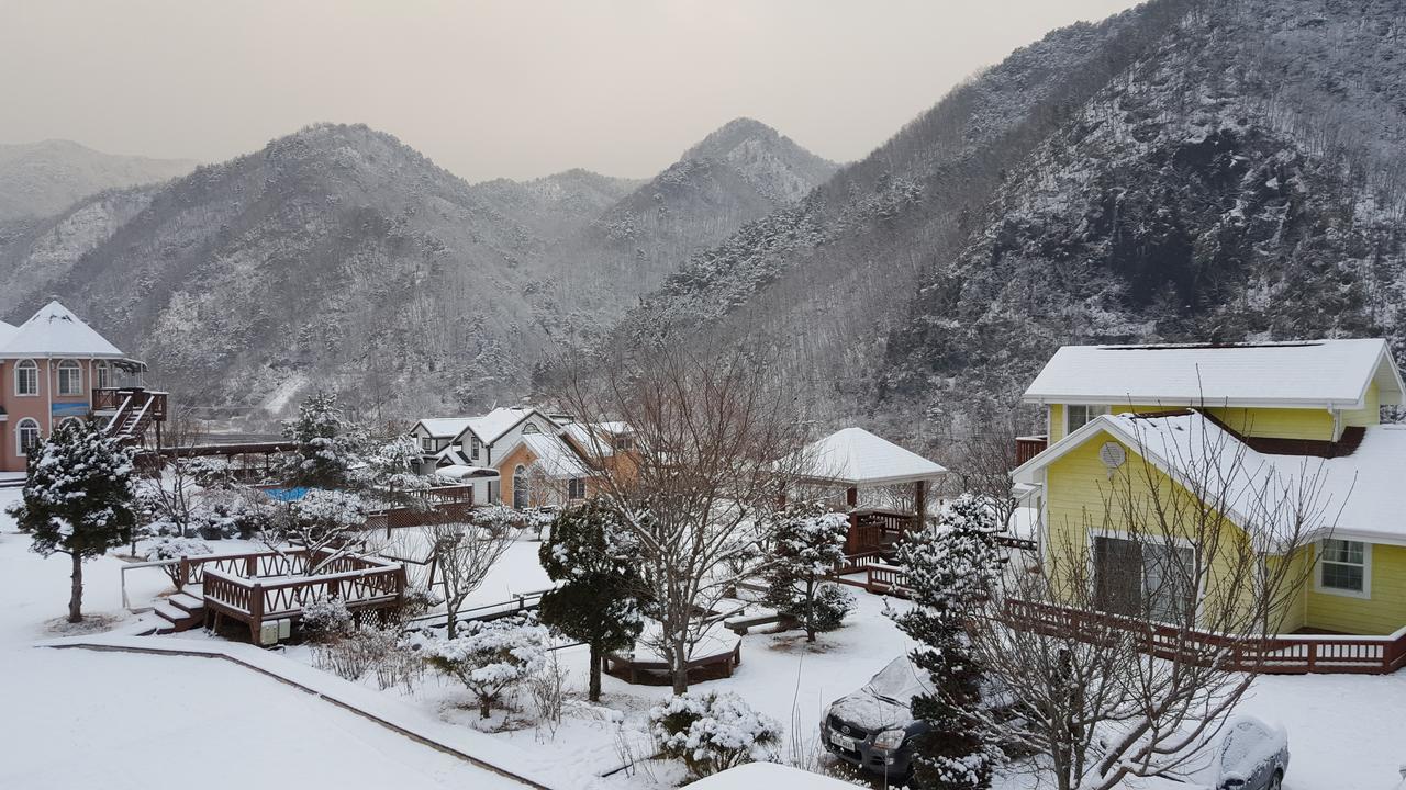 อีโคเปีย เพนชั่น Villa พยองซาง ภายนอก รูปภาพ